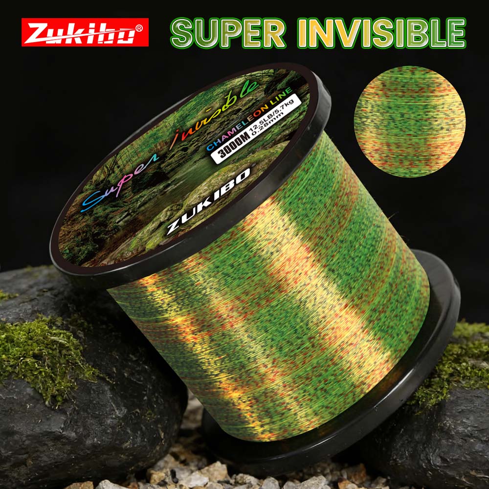 Fluorocarbon Line - ZUKIBO 3D Macchiolina Linea Gialla Cinque