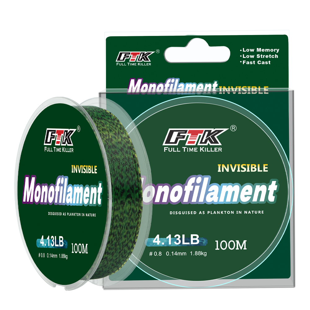 Fluorocarbon Line - Linea maculata super resistente 100 m