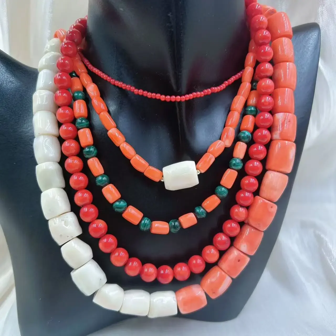 Freshwater Line - Collana con colletto corto gioielli da