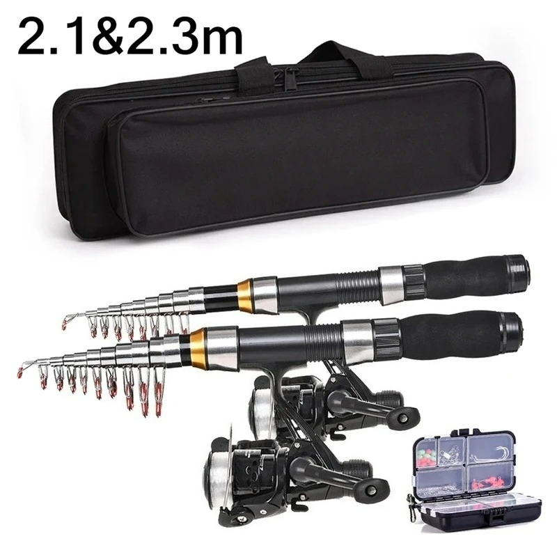 Fishing Line Spooler - BRAVMAK 2.1/2.3 mCanna da pesca telescopica