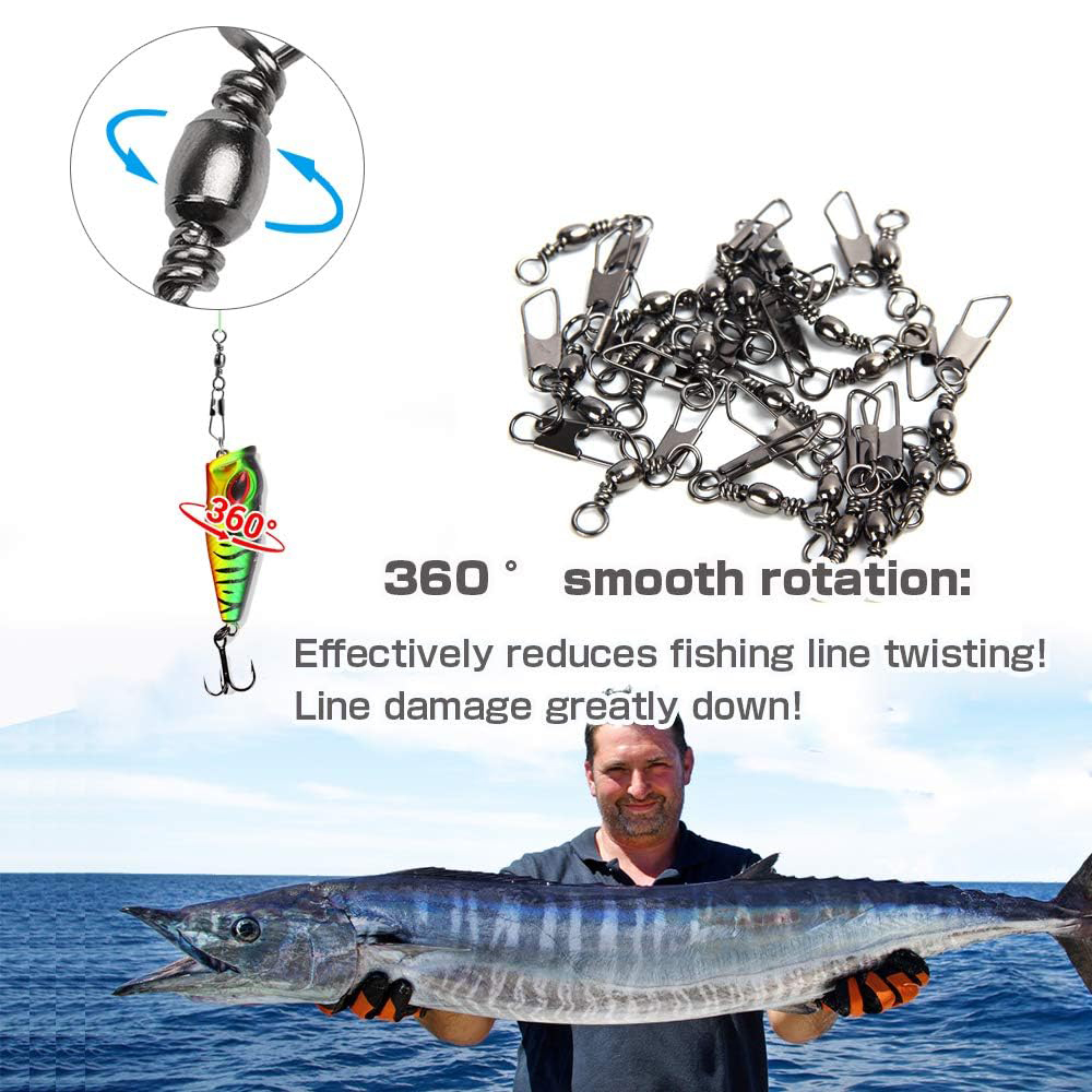 50 Pezzi Moschettoni Girevoli  - Saltwater Line recensione e prezzo
