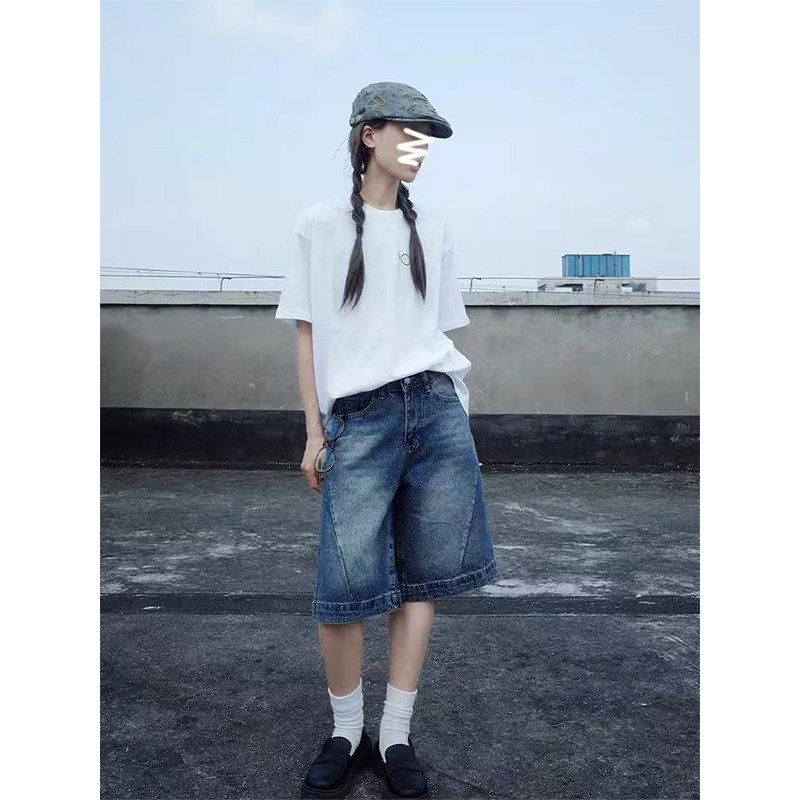 Shorts in denim a vita alta da - Fly Line recensione e prezzo